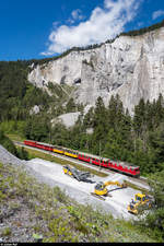 RhB Ge 4/4 I 610  Viamala  mit dem Erlebniszug Rheinschlucht am 5.