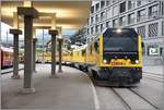 RhB Umbauextrazug nach St.Peter Molinis mit den beiden Gmf 23404+23401 am Gleis 2 in Chur. (14.05.2020)