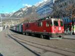 RhB,Arosa-Express mit Ge 4/4 III am 1.11.00 in Chur/GR