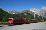 Bernina-Express 951 von Chur nach Tirano mit Ge 4/4 I 609  Linard  am 30.08.2008 in Preda.