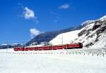 RhB REGIONALZUG 731 von St.Moritz nach Scuol am 04.10.1999 mit Ge 4/4I 609 - A 1241 - B 2343 - B 2359 - D 4201.