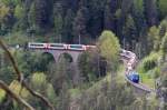 Doppel-Glacier-Express GEX 906 + 908 Zermatt - Chur - St.