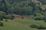 In Herberts Revier gewildert...

Ge 4/4 III Nr. 647/Grsch steuert auf den Landwasserviadukt zu. Im Juli 2013.