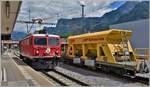 Dienstfahrt mit Ge 4/4 I 603 (Badus)Richtung Chur in Untervaz-Trimmis. (05.06.2020)