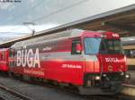 Ge 4/4''' 646 ''BGA'' am 15.1.2011 in Chur als RE 1129 nach St.Moritz.