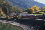 Regio von Tirano nach St.Moritz beim Halt in Miralago.16.10.17