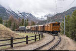 BC Ge 4/4 81 / Montebello-Kurve, Berninapass, 6.