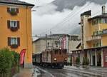 Der letzte Tag der 
„la belle dame der Romandie“
am Bernina.
Impressionen von der ABSCHIEDSTOURNEE DER BB 81 von Le Prese, verewigt bei viel Regen am 9. Oktober 2022.
Am  18. Oktober 2022 wurde die BC Ge 4/4 181, ehemals RhB, bei herrlichem Wetter in Vevey abgeladen. Anschliessend soll sie in eigener Kraft nach Chaulin gefahren sein.
Foto: Walter Ruetsch 