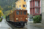 Der letzte Tag der 
„la belle dame der Romandie“
am Bernina.
Impressionen von der ABSCHIEDSTOURNEE DER BB 81 von Le Prese, verewigt bei viel Regen am 9. Oktober 2022.
Am  18. Oktober 2022 wurde die BC Ge 4/4 181, ehemals RhB, bei herrlichem Wetter in Vevey abgeladen. Anschliessend soll sie in eigener Kraft nach Chaulin gefahren sein.
Foto: Walter Ruetsch 
