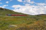 ABe 4/4 II 48+44 der RhB mit R 1641 bei Ospizio Bernina (08.08.2010)