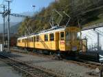 Berninabahn,Die  Kessler Zwillinge ABe 4 No.30+34 am 27.10.01 in Poschiavo