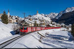 RhB Ge 4/4 II 624 / Ardez, 5. Februar 2022<br>
RE Scuol-Tarasp - Disentis