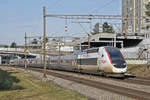 TGV 4407  Stan Wawrinka  fährt Richtung Bahnhof Muttenz.