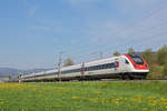 ICN 500 003  Germanie de Stael  fährt Richtung Bahnhof Itingen.