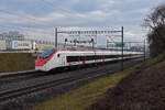 RABe 501 010-9 Giruno fährt Richtung Bahnhof SBB.