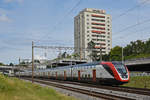 RABe 502 201-2 Twindexx fährt Richtung Bahnhof Muttenz.