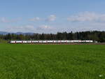 SBB - RE von Bern nach Olten / Zürich unterwegs bei Herzogenbuchsee am 13.04.2017