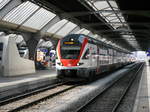 SBB - RABe 511 019-7 bei der einfahrt in den HB Zürich am 12.04.2017