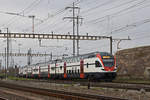 RABe 511 108 durchfährt den Bahnhof Pratteln. Die Aufnahme stammt vom 10.11.2018.