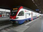 SBB - Triebzug RABe 511 010-6 als RE nach Schaffhausen im HB Zrich am 04.08.2013