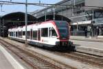 SBB RABe 520 000-6 (Stadler GTW) als Regionalzug nach Lenzburg Luzern Bahnhof am 4.