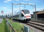 Flirt 521 001-8 der Basler Regio-S in Romanshorn, 09.09.10.