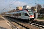 Am 31.01.2014 stand SBB RABe 521 010 als S5 (Weil am Rhein - Steinen) im Startbahnhof und wartet auf die zeitliche Abfahrt gen Lörrach.