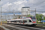 RABe 521 019, auf der S3, fährt zum Bahnhof Pratteln.