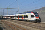 RABe 523 039, auf der S3, fährt zum Bahnhof Gelterkinden.