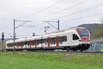 RABe 523 049, auf der S3, fährt Richtung Bahnhof Sissach.