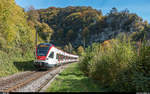 SBB FLIRT RABe 523 046 als S3 Olten - Porrentruy am 12.