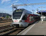 SOB - Triebzug RABe 526 046 im Bhf. Samstagern am 23.10.2022