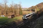 Thurbo RABe 526 723-2 unterwegs zwischen Pfungen und Embrach-Rorbas mit zwei weiteren GTW`s als S41 nach Winterthur.