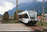 RABe 526 783-6 (Stadler GTW) der S-Bahn St. Gallen (Thurbo AG) als S12 von Sargans (CH) nach Chur (CH) erreicht den Bahnhof Landquart (CH) auf Gleis 2.
[10.7.2018 | 18:50 Uhr]