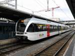 SBB - Triebzug RABe 526 805 im Bahnhof Romanshorn am 23.01.2016