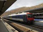 RBDe 560 121-6 ''Mels' am 20.2.2012 in Ziegelbrcke als Regio 7865 nach Chur.