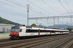 RBDe 560 292-5 NPZ Domino, auf der S23, verlässt den Bahnhof Rothrist.