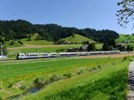 BLS - Regio nach Langnau unterwegs bei Zäziwil am 30.07.2016