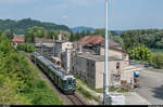 DSF Triebwagentreffen am 1. August 2017.<br>
SBB Historic BDe 4/4 1643 und 1646 bei Felsenau.