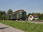 Der BDe 4/4 1632 am 28.06.2011 unterwegs bei Balsthal.