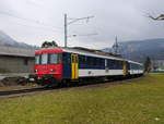 OeBB / DSF - RBe 4/4 540 074-2 der DSF als Regio unterwegs in Oensingen bei der OeBB am 27.01.2018