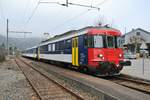 OeBB/DSF Ersatzpendel im Einsatz: RBe 540 074-2, AB EWI 507 und BDt 50 85 80-35 911-7 in Oensingen, 25.12.2017.