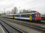 RBe 540 057 Pendel abgestellt in Zrich Wollishofen, 31.03.2011.