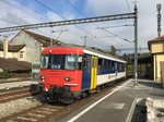 Bild 3000; Historic RBe 540 069-2 als Extrazug Olten - Genve La Praille beim Zwischenhalt in Colombier, 29.10.2016.