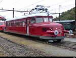 SBB - Bahn-Fest zu Besuch der Triebwagen der OeBB RCe 2/4 607 bei SBB Historic im Depot Olten am 27+28.08.2023