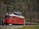 Und wieder mal ist der Roter Doppelpfeil  Churchill  auf einer 3-stündigen Brunchfahrt unterwegs: Die SBB RAe 4/8 Nr.