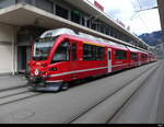 RhB - Triebzug ABe 8/12  3501 im Bhf. Chur als Regio nach Arosa am 29.03.2024