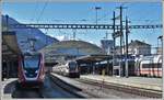 Twindexx Bombardier, Stadler Kiss und ICE4 in Chur. (16.03.2020)