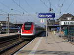 SBB - ICN Heinrich Pestalozzi im Bahnhof von Solothurn am 08.04.2017