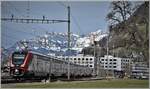 Twindexx RABe 502 204-6 und RABDe 502 001-6 stehen abgestellt in Sargans. (15.03.2018)